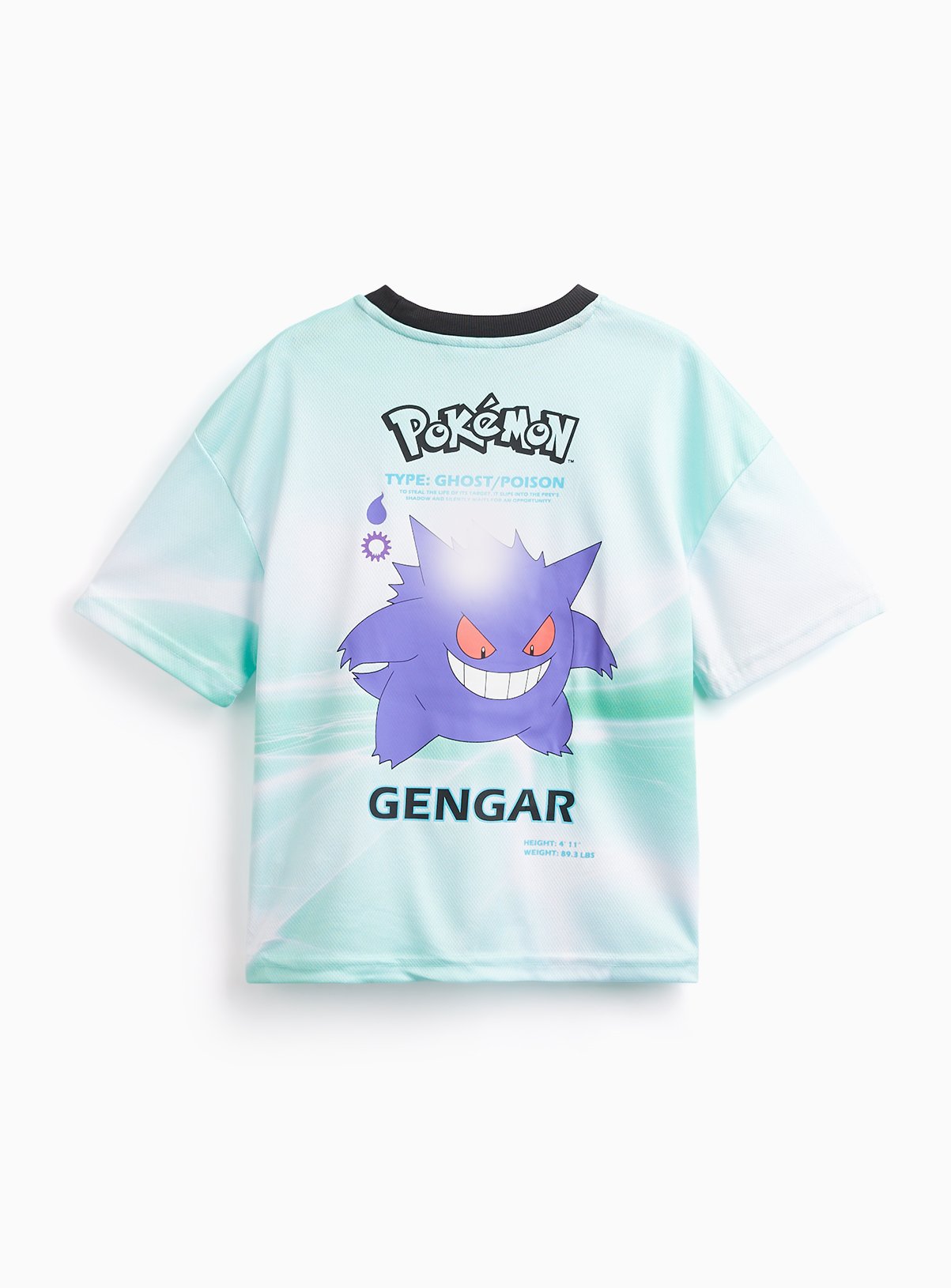 Green Pokemon Gengar Print T-Shirt 8 years - Image 3 thumbnail
